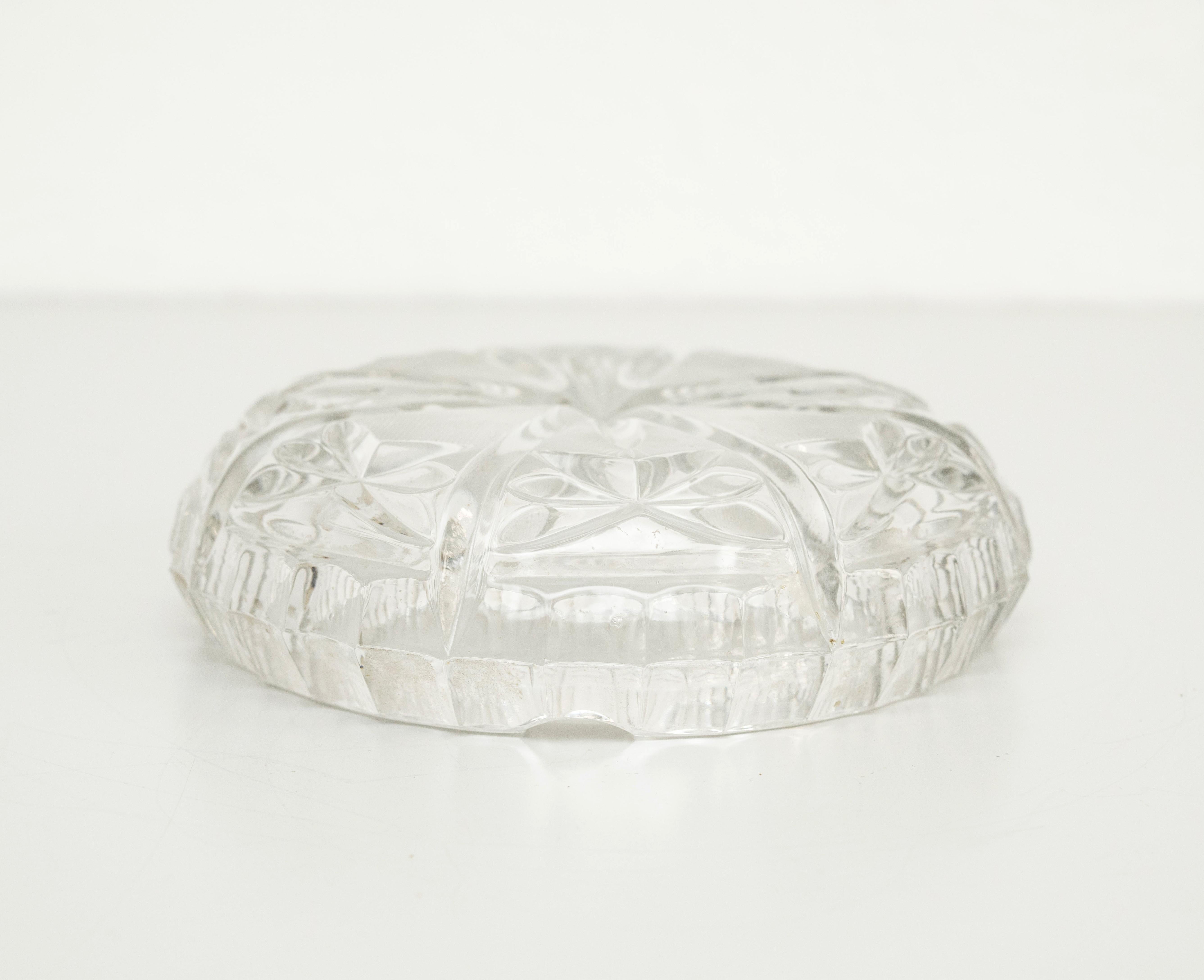 Early 20th Century Crystal Ashtray In Good Condition In Barcelona, Barcelona