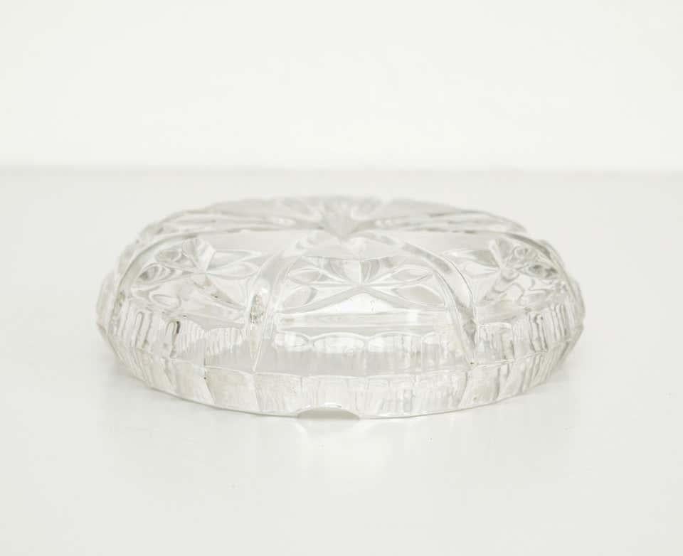 Early 20th Century Crystal Ashtray In Good Condition For Sale In Barcelona, Barcelona