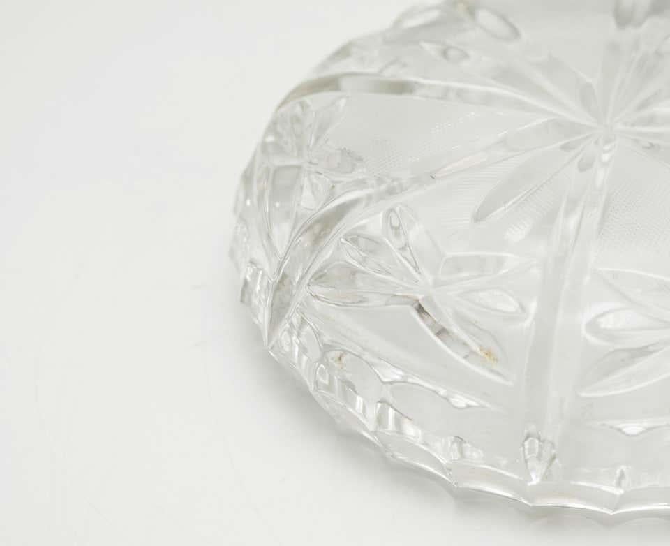 Verre Cendrier en cristal du début du 20e siècle