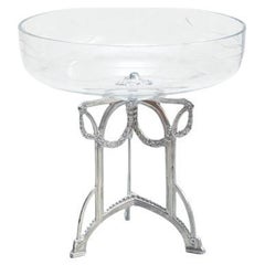 Early 20th Century Crystal Fruit Bowl, circa 1930