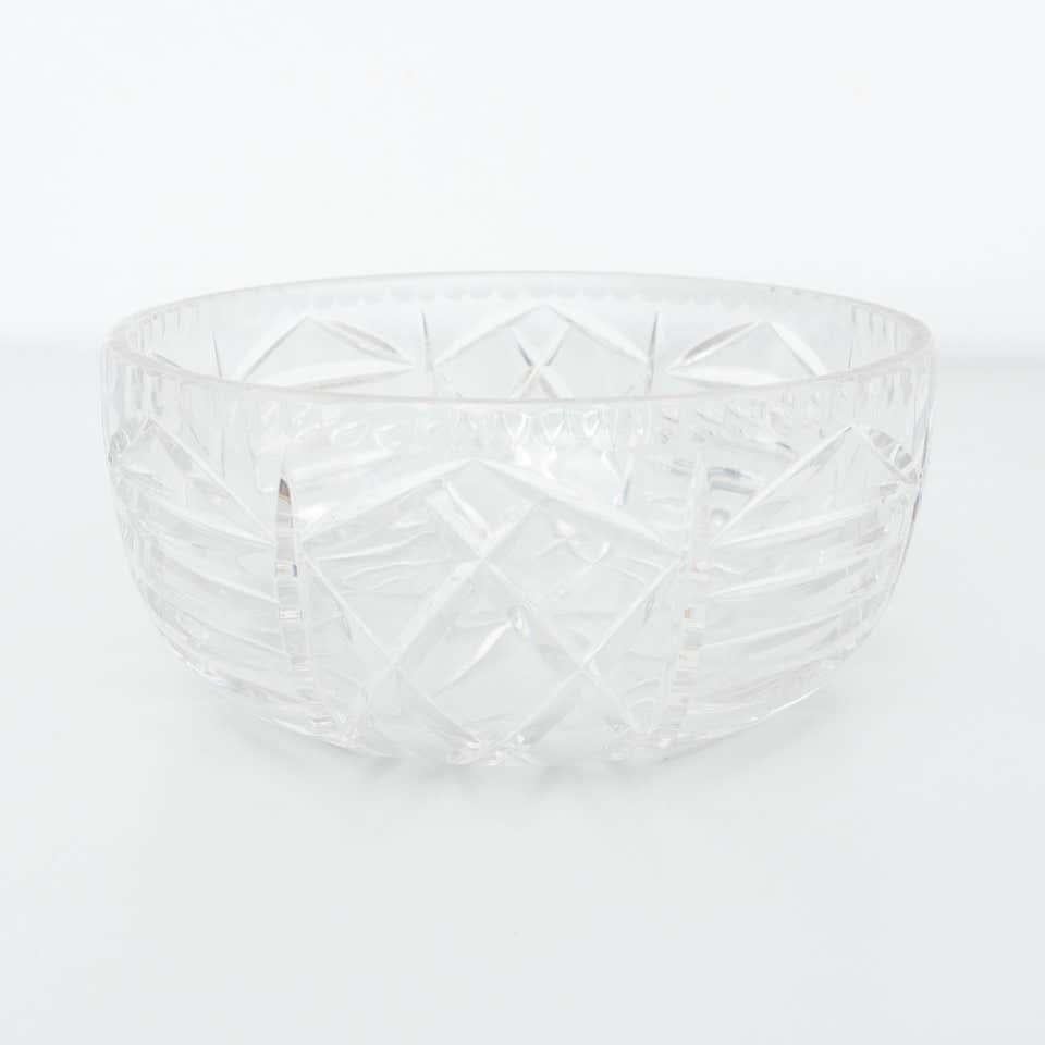 Early 20th Century Crystal Fruit Bowl For Sale 4