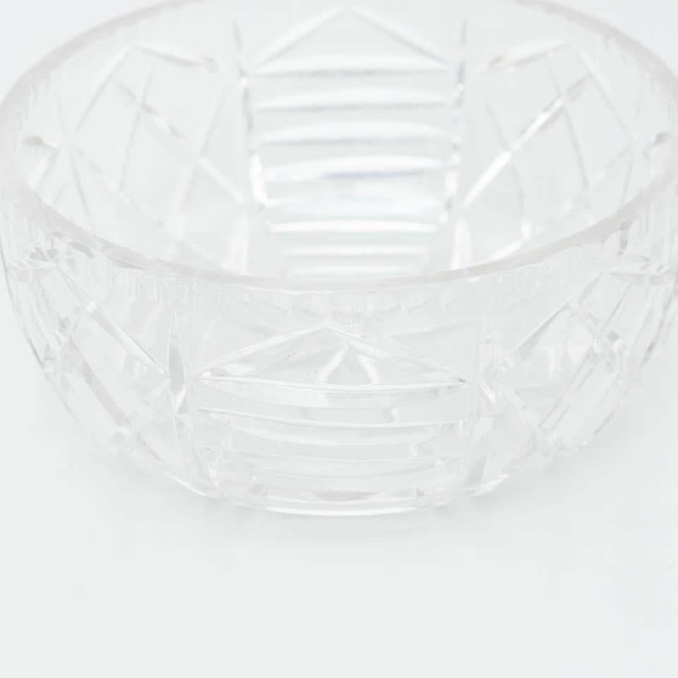 French Early 20th Century Crystal Fruit Bowl For Sale