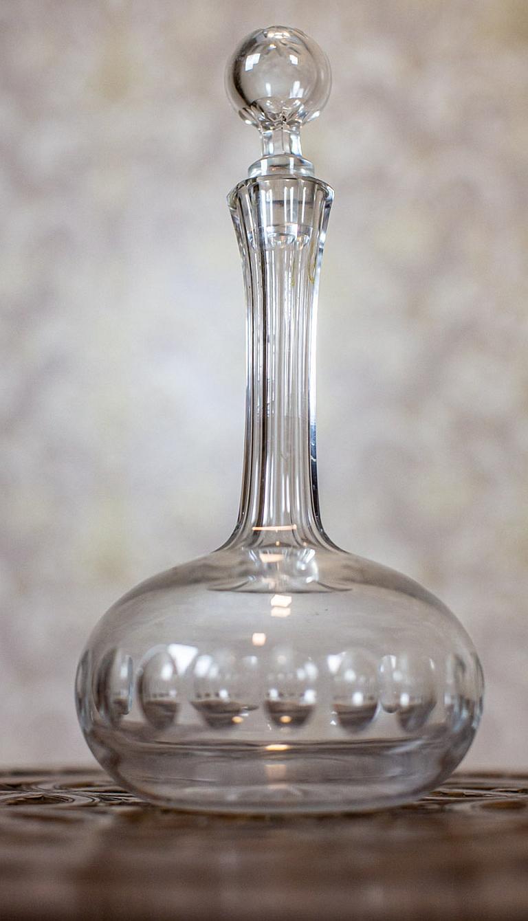 20th Century Early 20th-Century Crystal Liquor Decanter For Sale