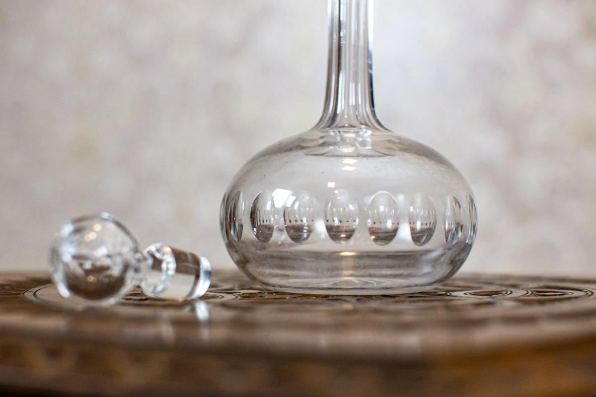 20th Century Early 20th-Century Crystal Liquor Decanter For Sale