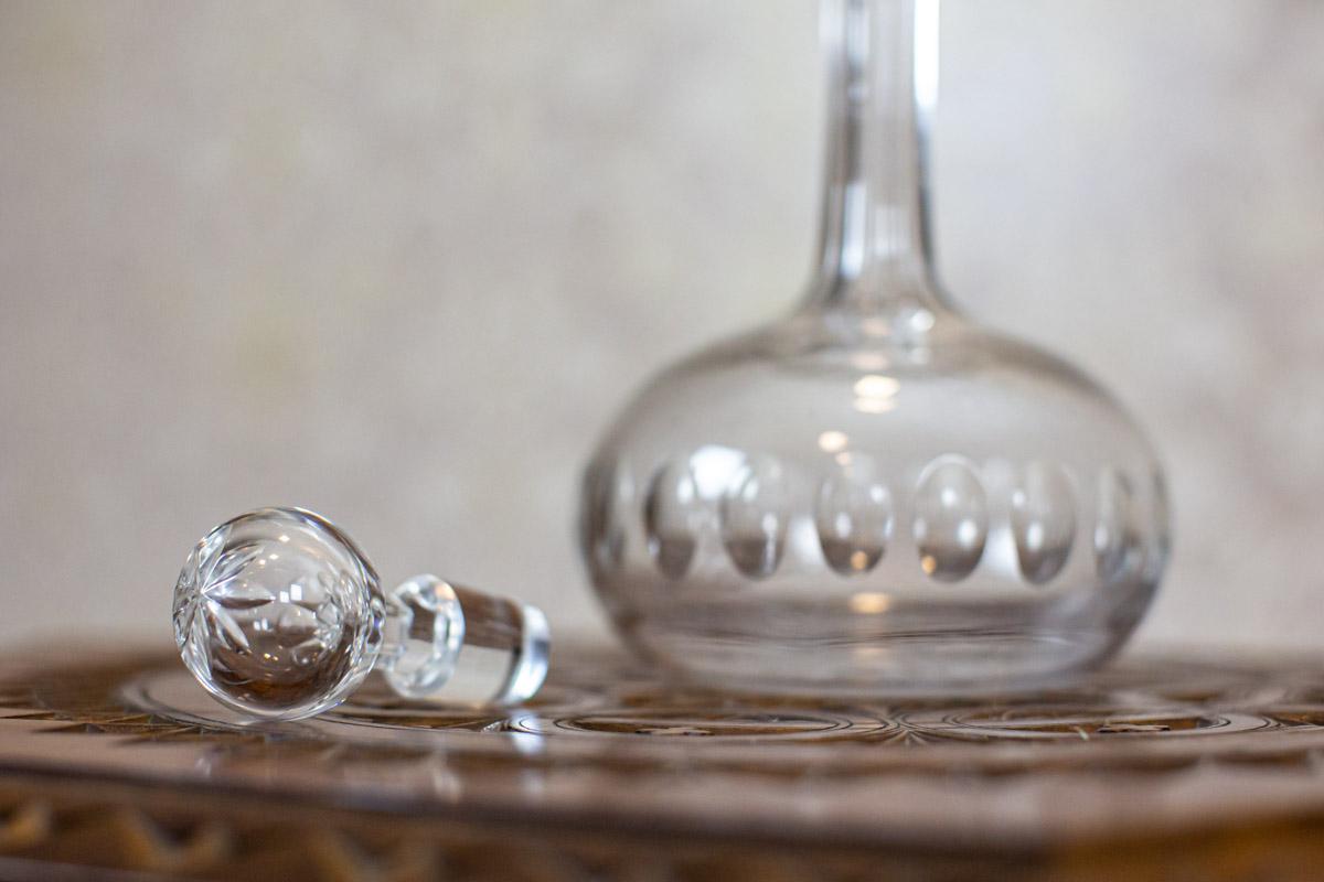 Carafe à liqueur en cristal du début du 20e siècle en vente 1