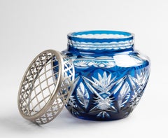 Frühes 20. Jahrhundert Kristall Pick Fleur Vase von Val Saint Lambert