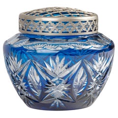 Early 20th Century Crystal Pick Fleur Vase Made by Val Saint Lambert