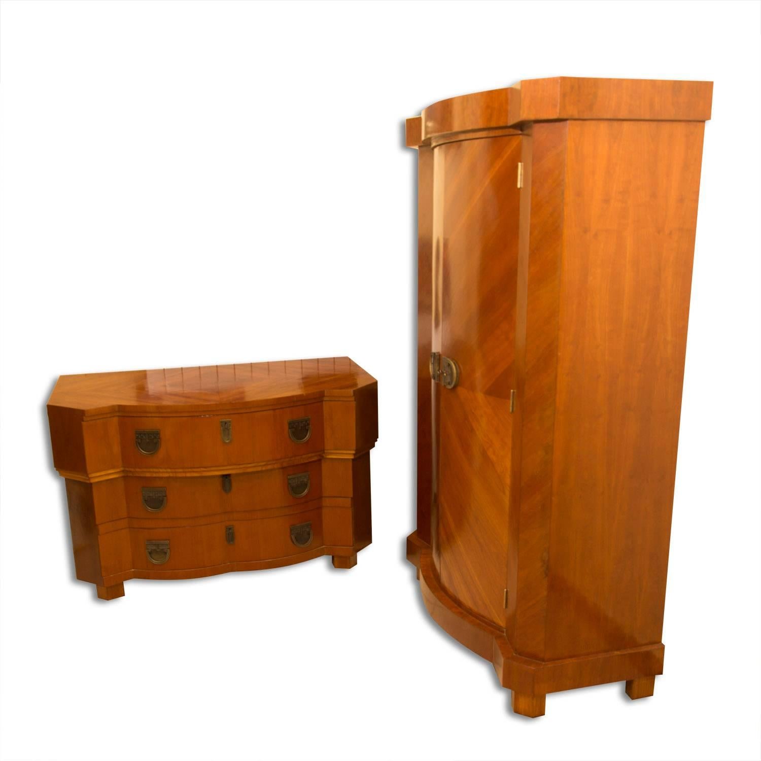 Early 20th Century Cubist Chest of Drawers, Bohemia For Sale 5