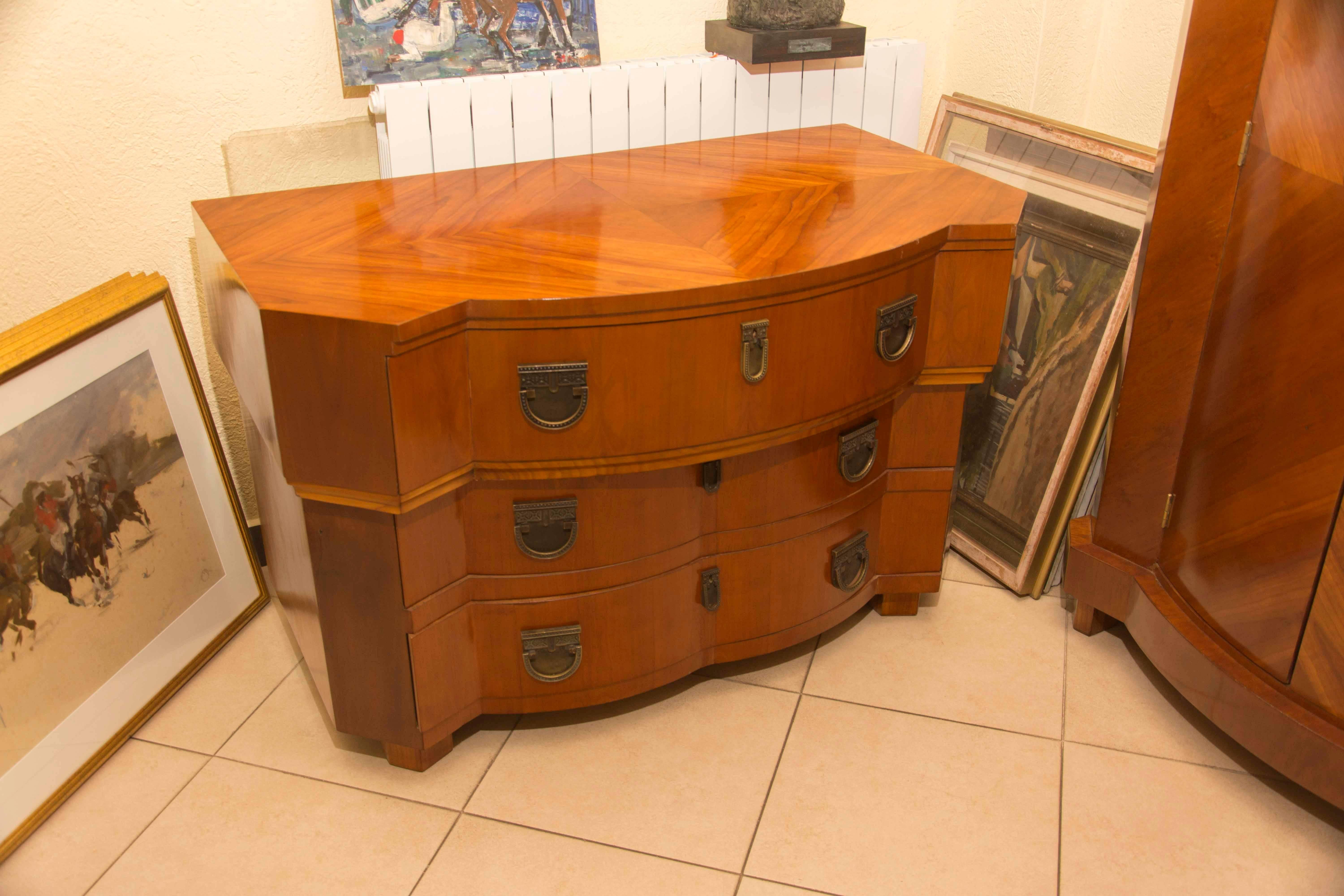 Regency Commode cubiste du début du XXe siècle, Bohème en vente