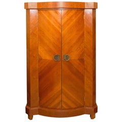 Antique Early 20th Century Cubist Wardrobe, Bohemia