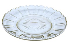 Early 20th Century Cut Glass Pumpkin Halloween Punch Bowl