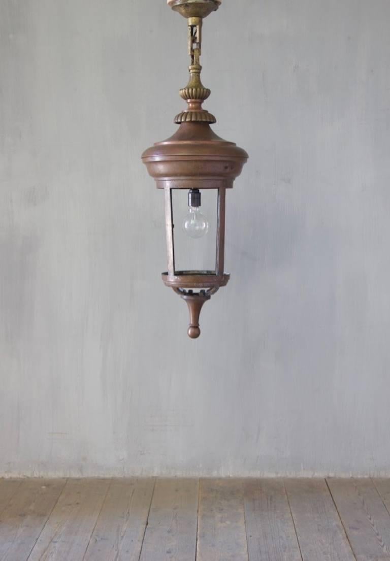 English Early 20th Century Cylindrical Lantern For Sale