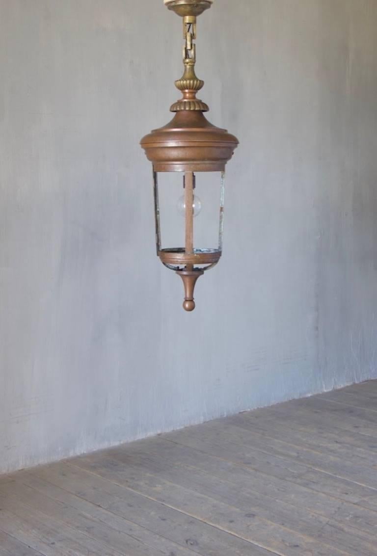 Mid-20th Century Early 20th Century Cylindrical Lantern For Sale