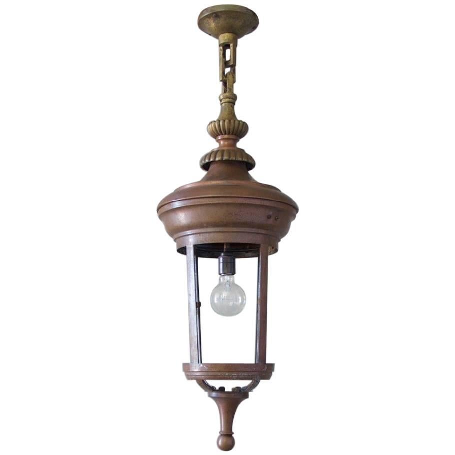 Early 20th Century Cylindrical Lantern For Sale