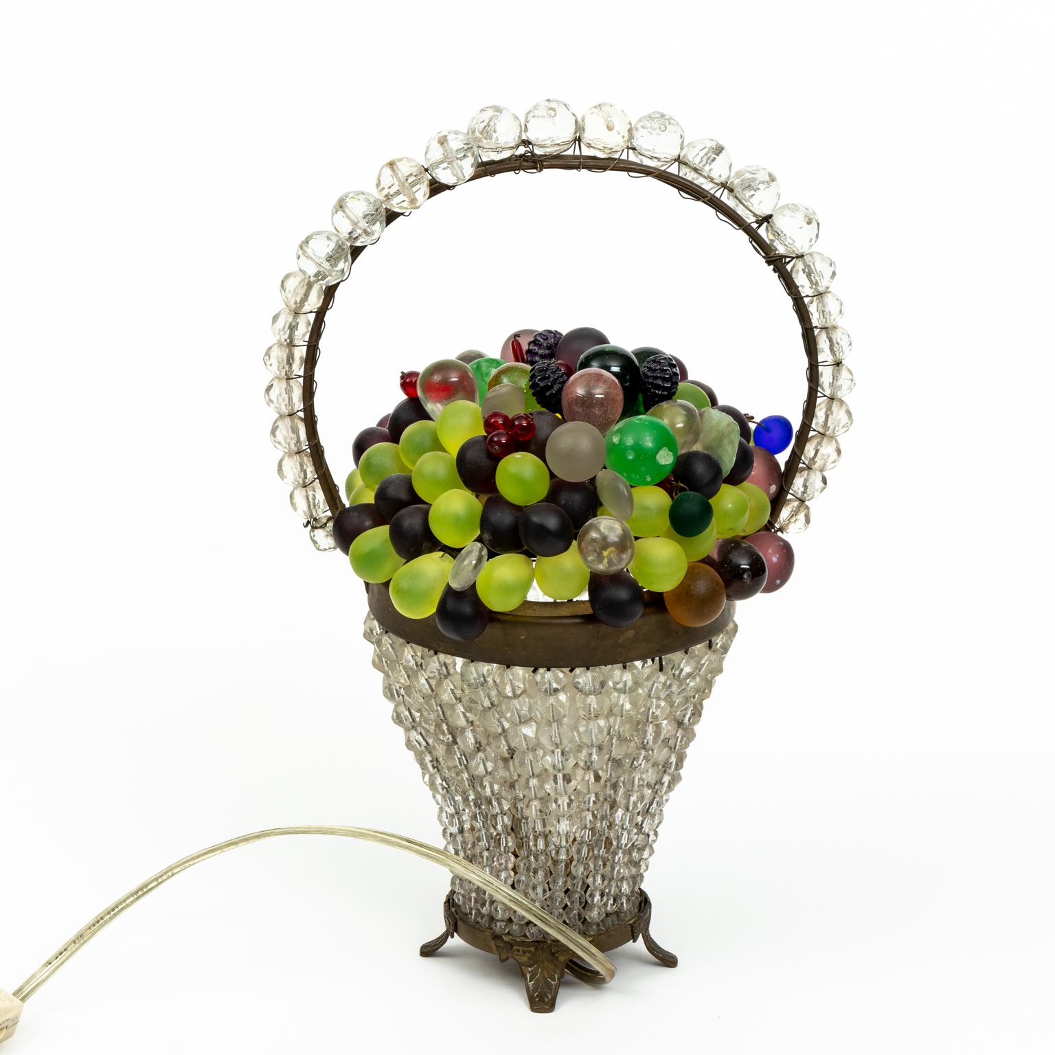 Early 20th Century Czech Glass Fruit Lamp at 1stDibs czech fruit lamp