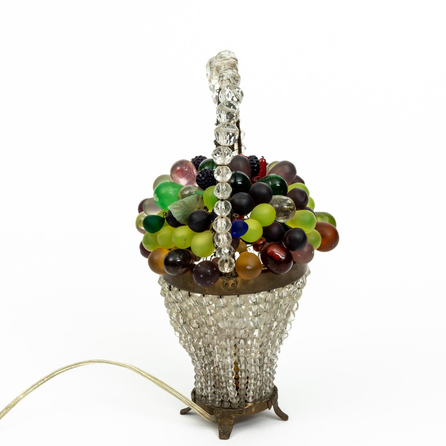 Early 20th Century Czech Glass Fruit Lamp at 1stDibs czech fruit lamp