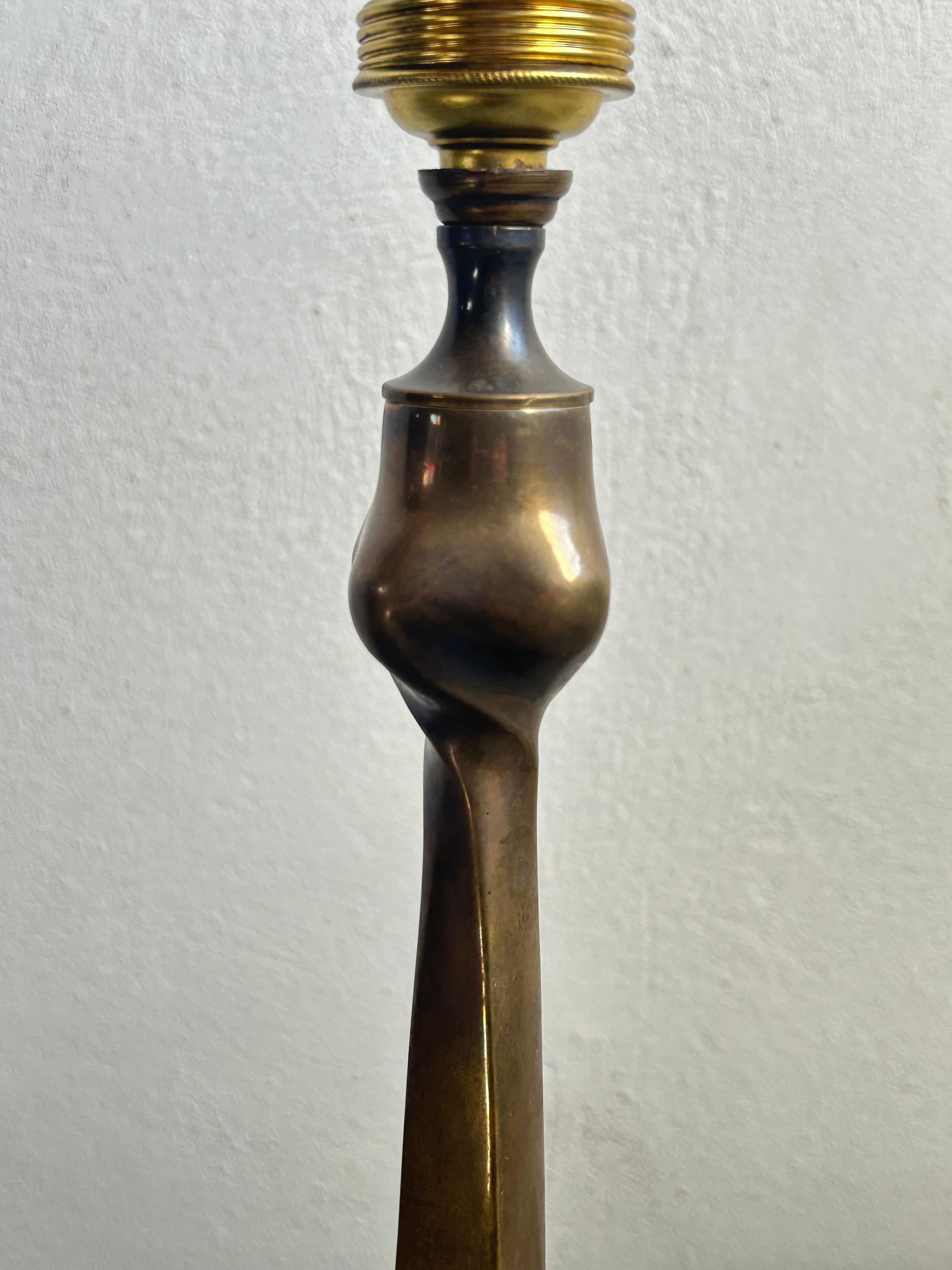 Lampe de table danoise Art Nouveau en bronze du début du 20e siècle, vers 1910 Bon état - En vente à Valby, 84