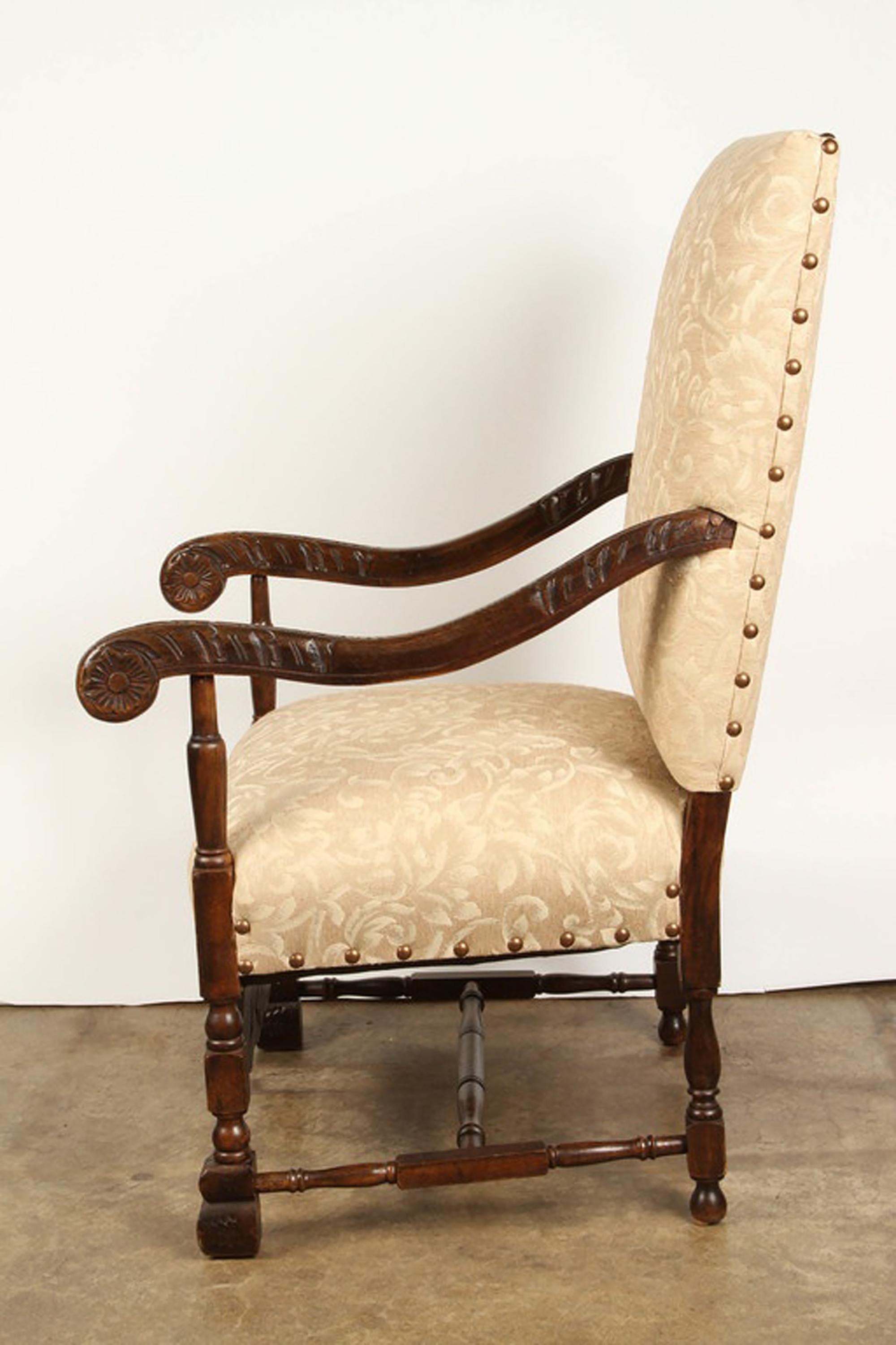 Early 20th Century Danish Baroque Chair 3