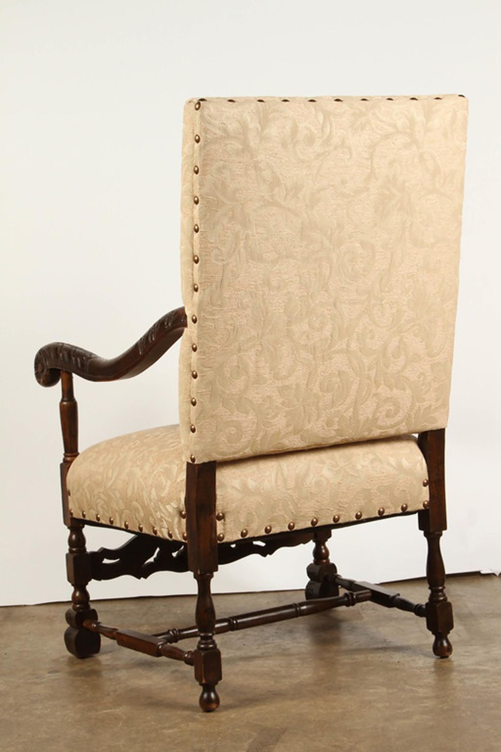 Early 20th Century Danish Baroque Chair 5
