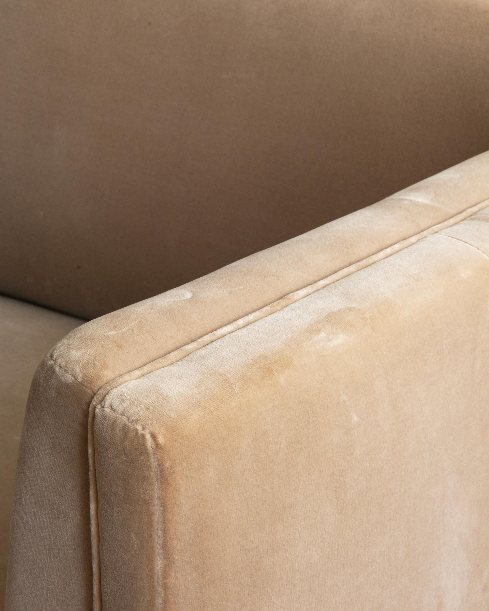 Early 20th Century Danish Curved Sofa Bon état - En vente à Allerum, SE