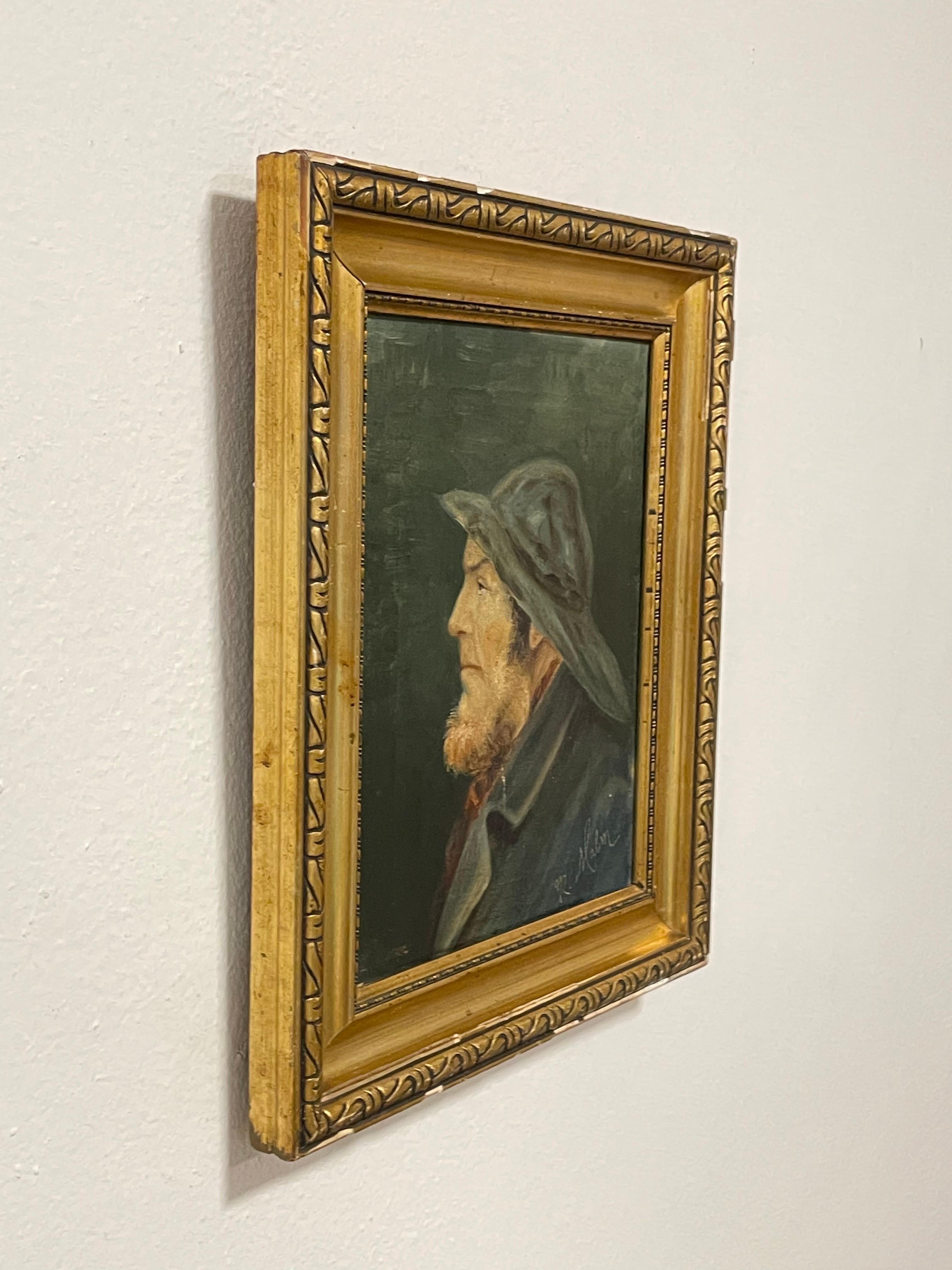 20th Century Early 20th century Danish oil painting of fisherman from Skagen For Sale