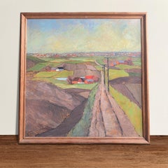 Early 20th Century Danish Plein Air Landscape Painting