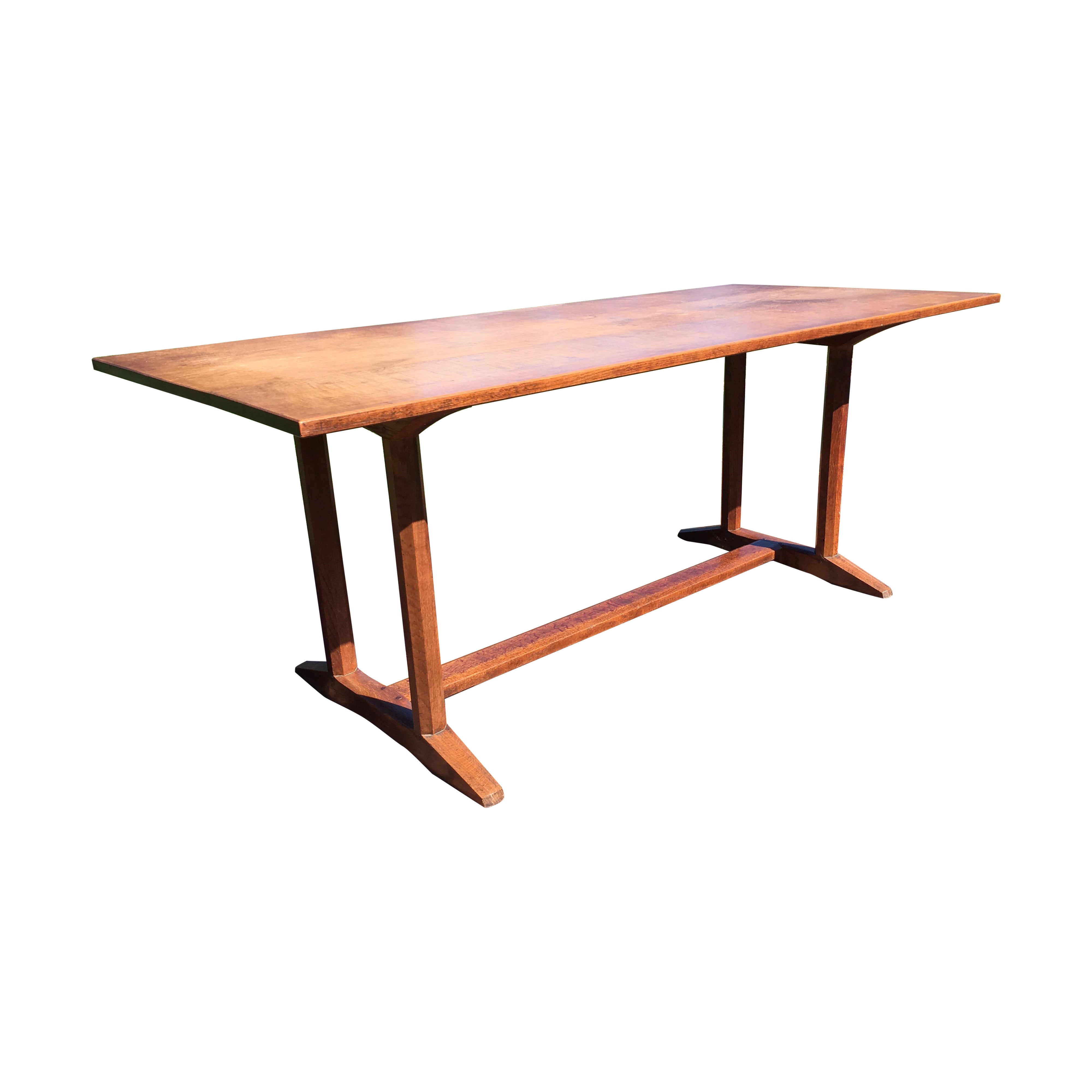 Early 20th Century Danish Shaker Dining Table For Sale