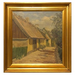 Early 20th century Danish vintage painting by Asta Nielsen-Fritsch (1881-1972)