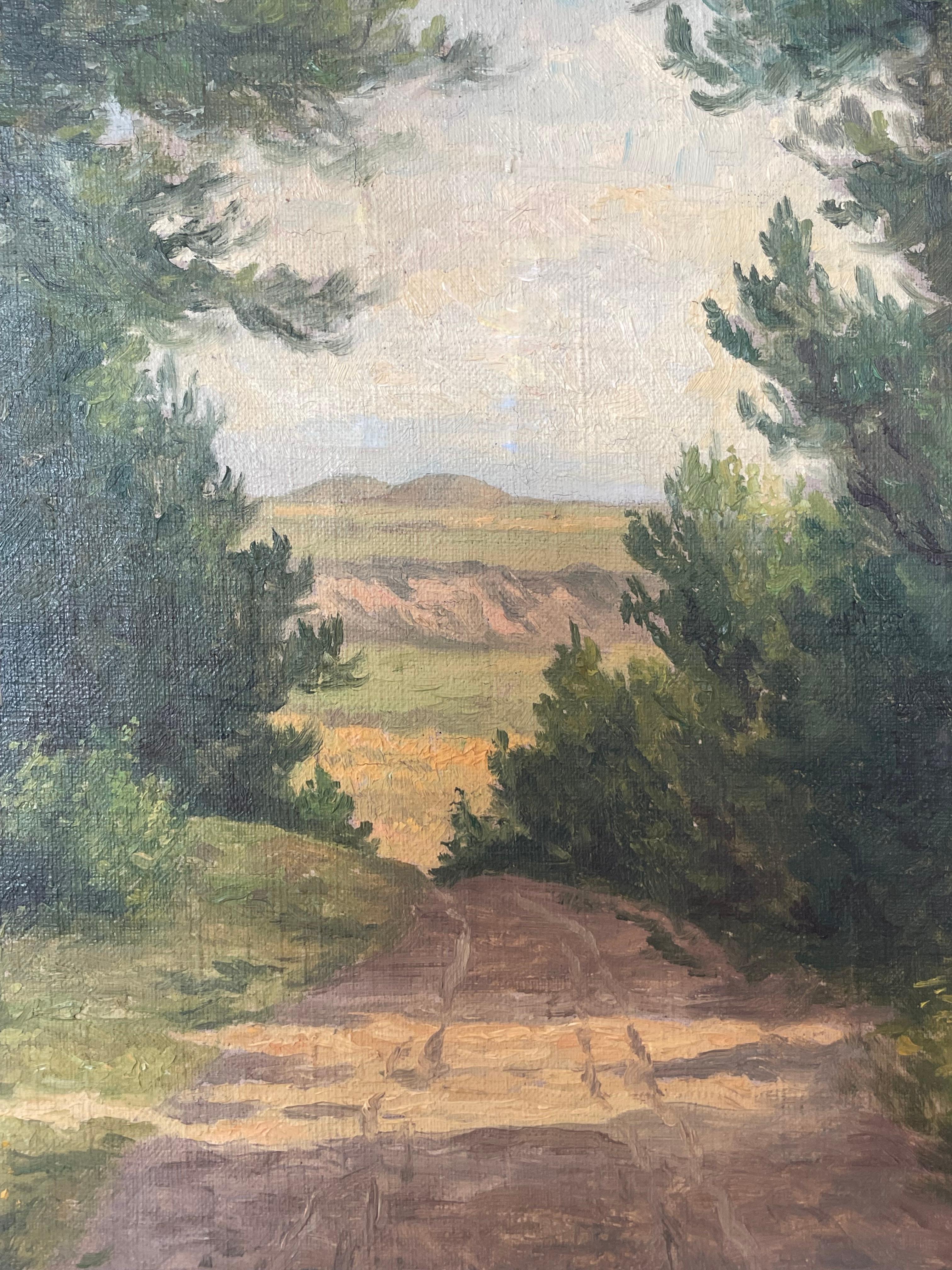Dänisches Vintage-Gemälde des frühen 20. Jahrhunderts von William Henriksen (1880-1964) (Farbe) im Angebot