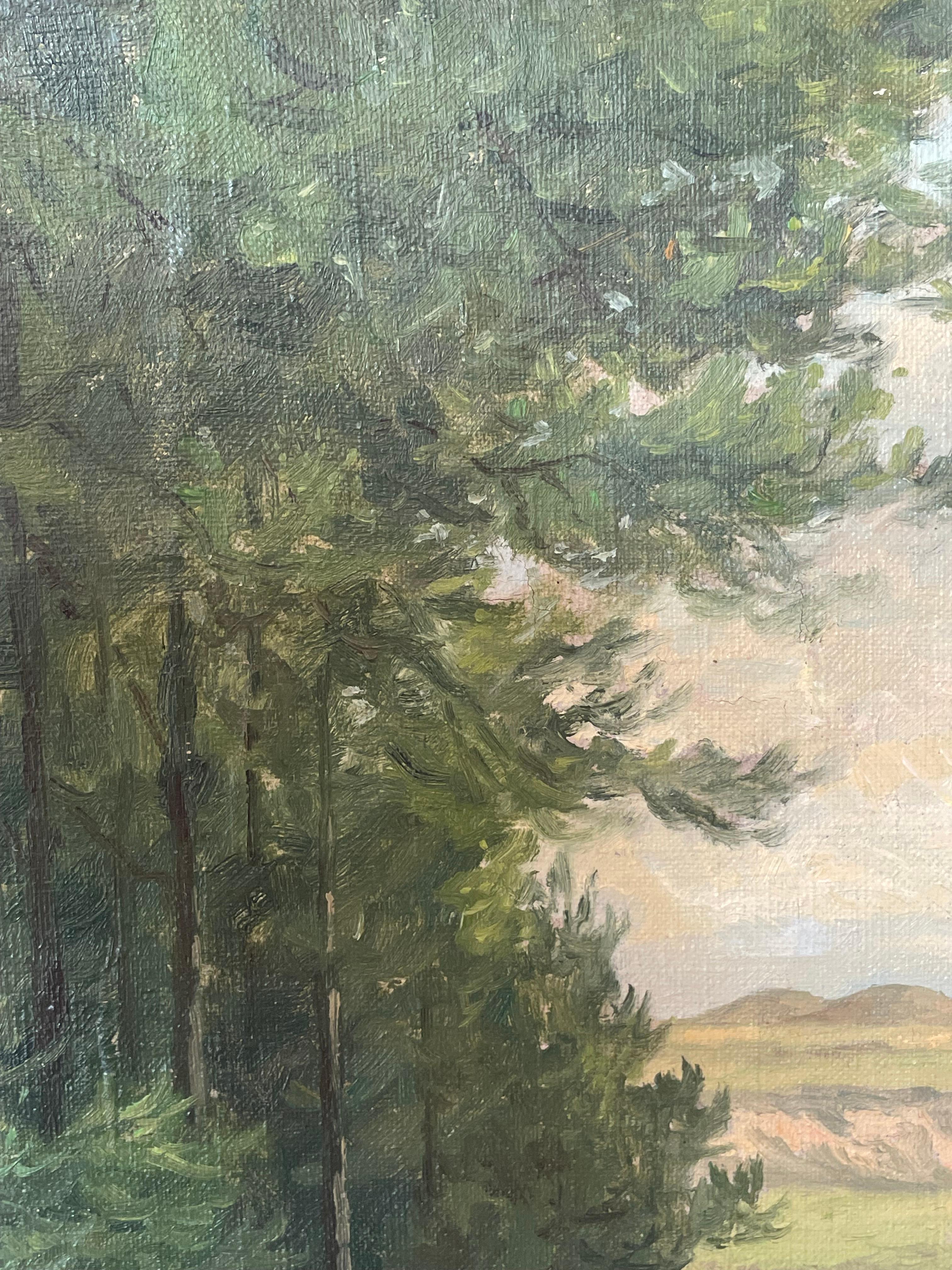 Dänisches Vintage-Gemälde des frühen 20. Jahrhunderts von William Henriksen (1880-1964) im Angebot 1