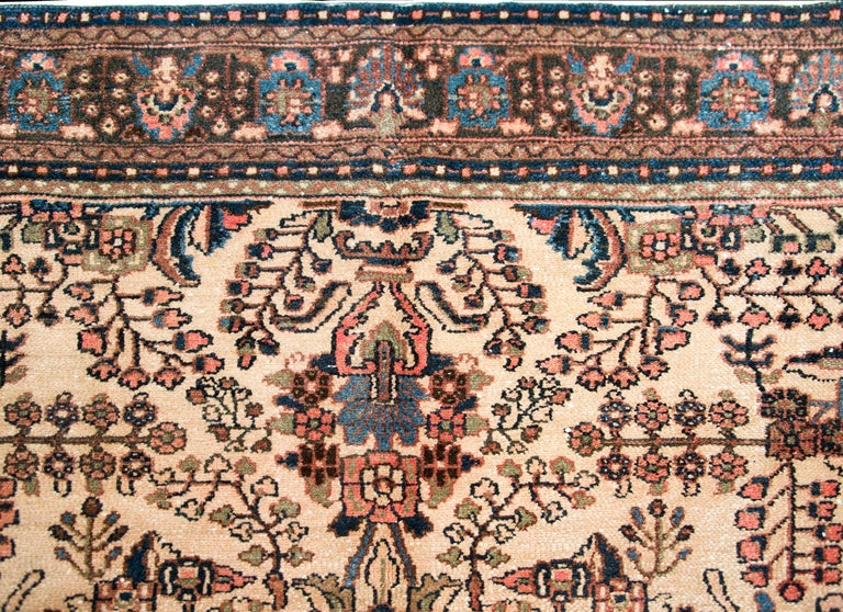 Hand-Knotted Early 20th Century Dargazin Rug For Sale