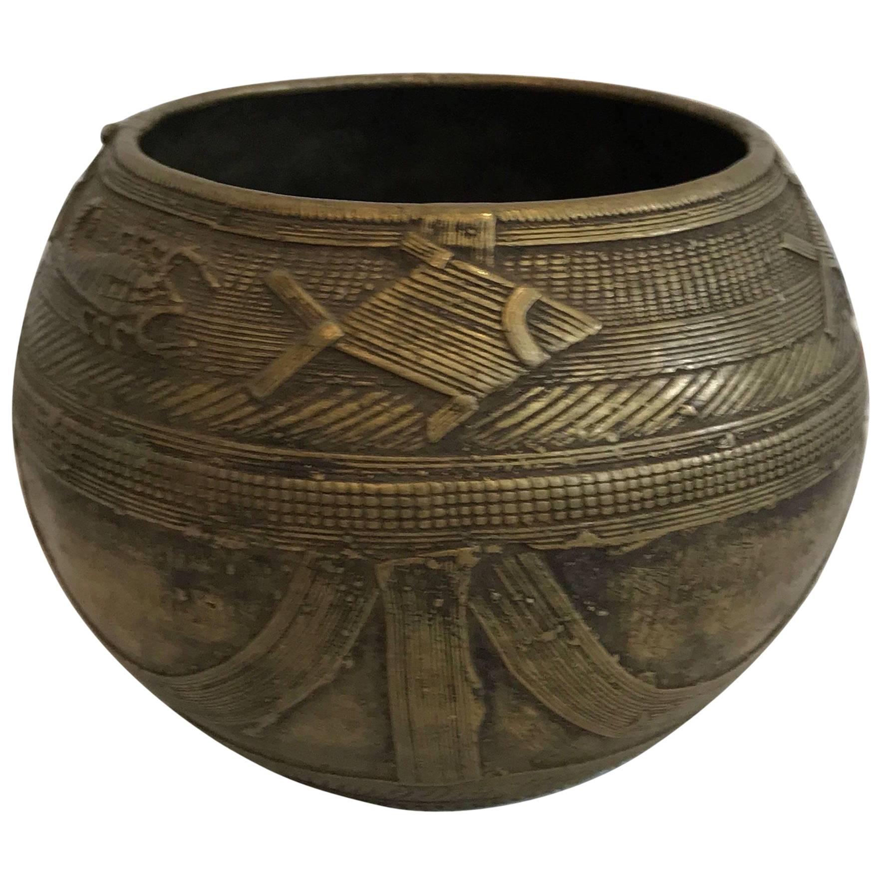 Early 20th century Dhorkra Measuring Bowl