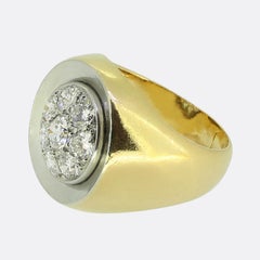 Early 20th Century Diamond Cluster Ring