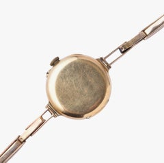 Early 20th Century Diamond-Set Bracelet Watch 18K Gold, London Import Marks