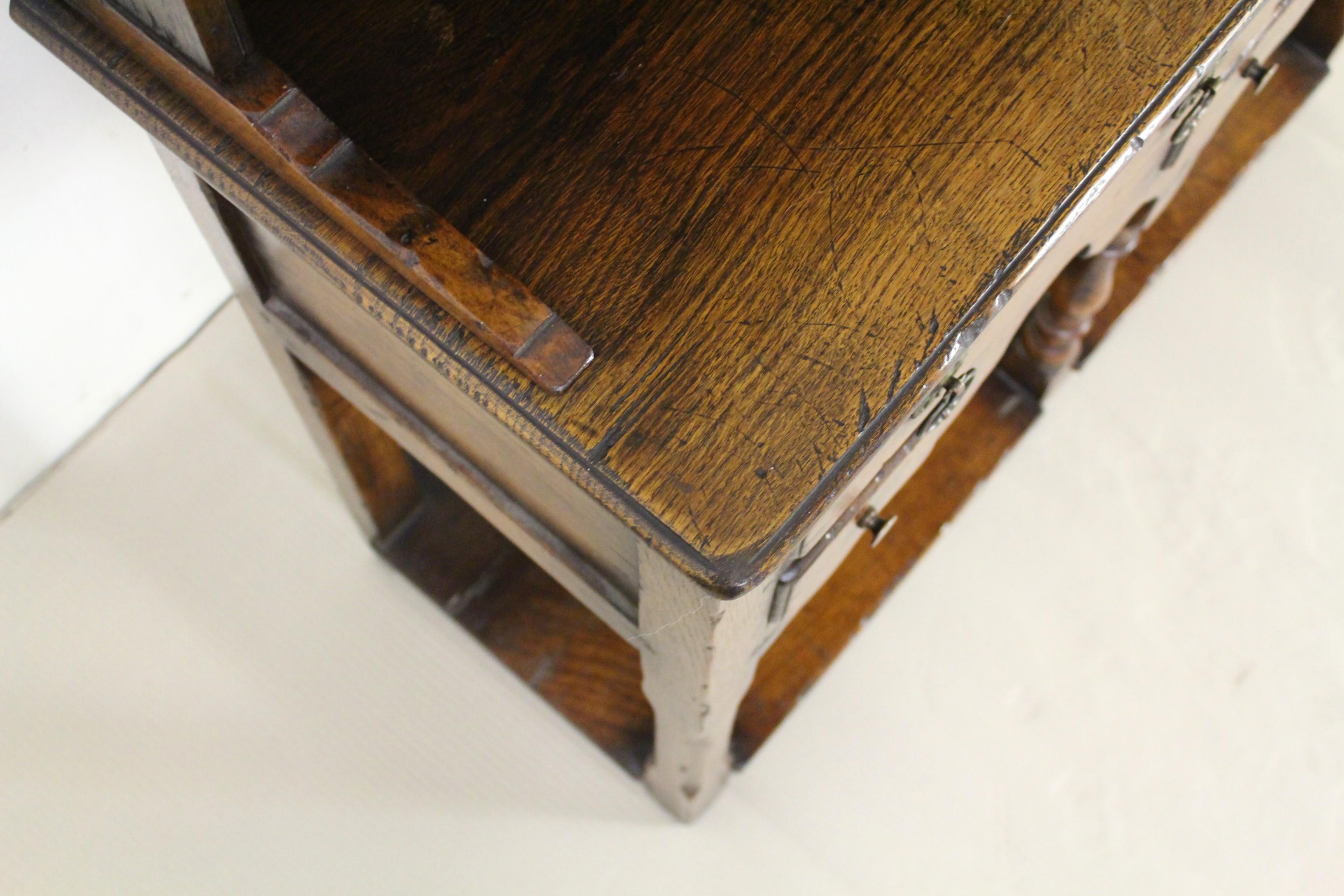 Early 20th Century Diminutive English Oak Dresser For Sale 2