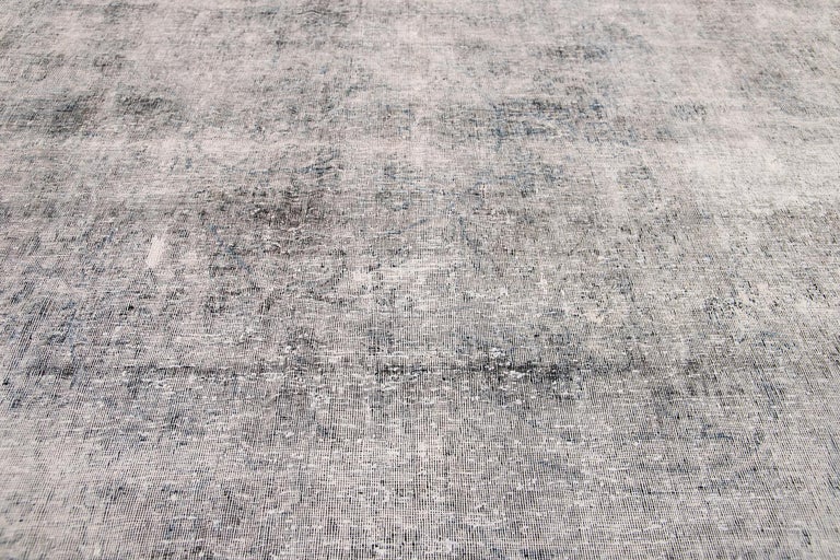 Early 20th Century Distressed Antique Persian Kerman Wool Rug For Sale ...