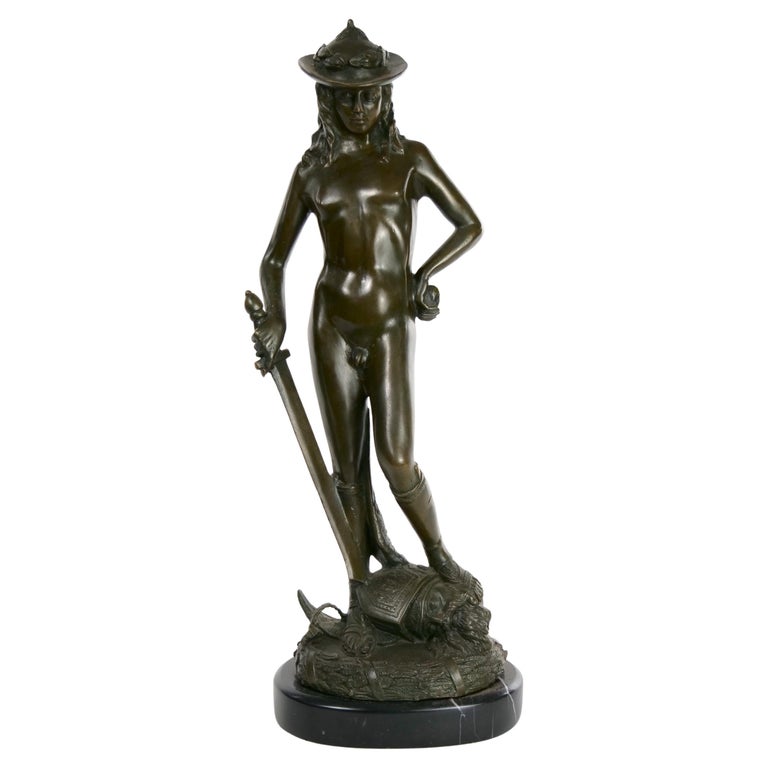 Early 20th Century Donatello Bronze Sculpture For Sale at 1stDibs