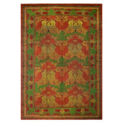 Donegal Arts & Crafts-Teppich des frühen 20. Jahrhunderts, entworfen von C.F.A. Voysey