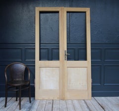 Porta doppia in pino dei primi del Novecento