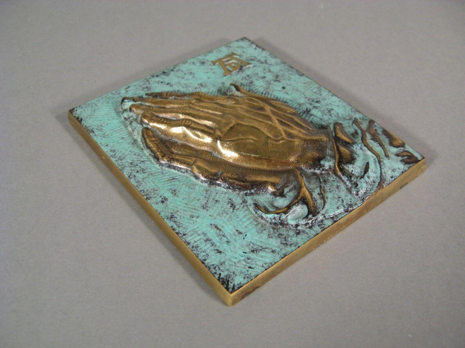French Early 20th Century Double Patina Bronze Bas-Relief 