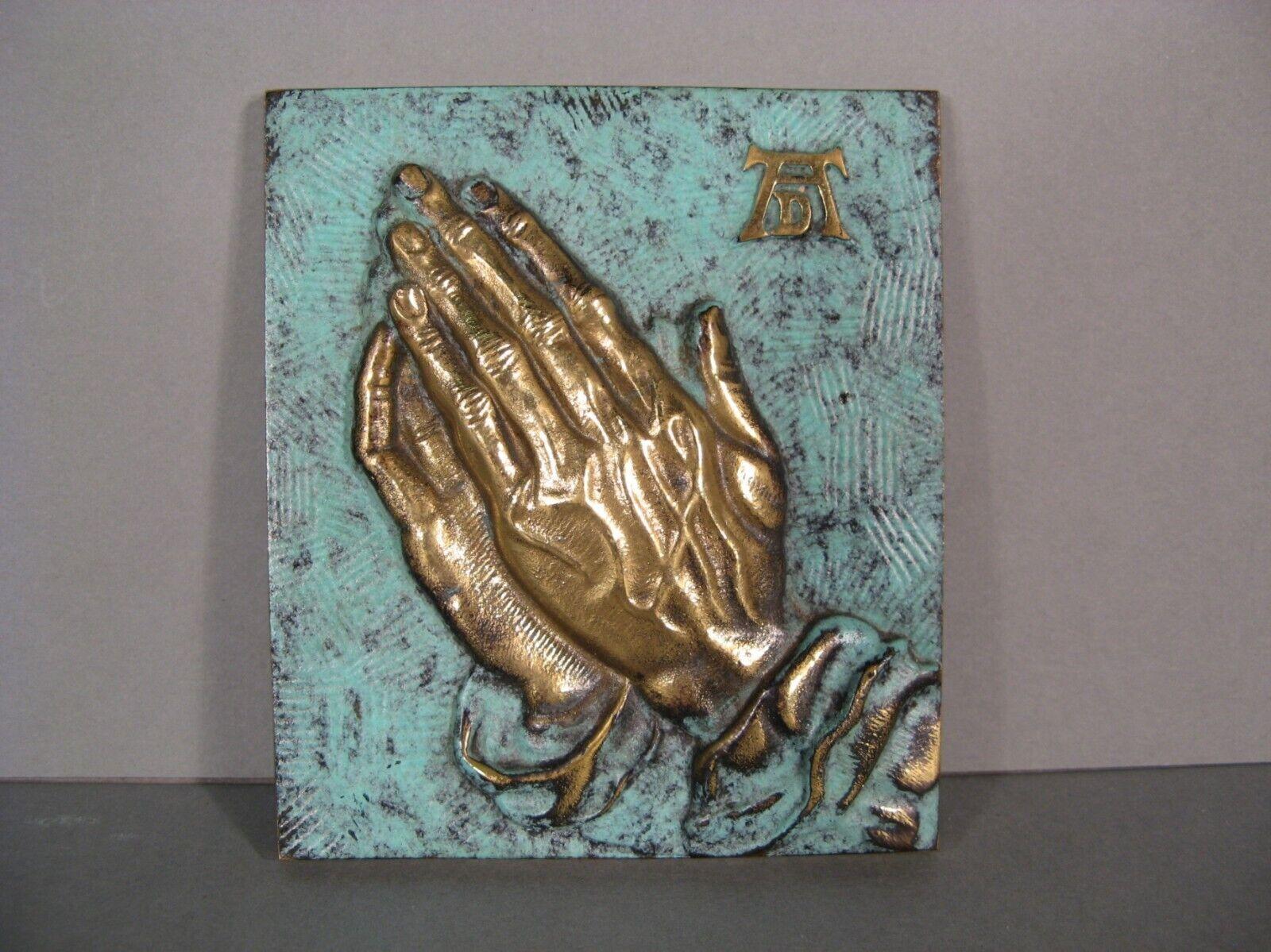 Early 20th Century Double Patina Bronze Bas-Relief 