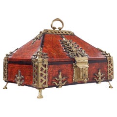 Early 20th Century Dowry Chest Malabar Box from Kerala India