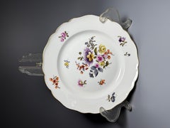 Early 20th Century Dresden Potschappel Carl Thieme Two Dinner Plates