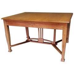 Early 20th Century Dutch Art Nouveau Dining Table, from circa 1920s