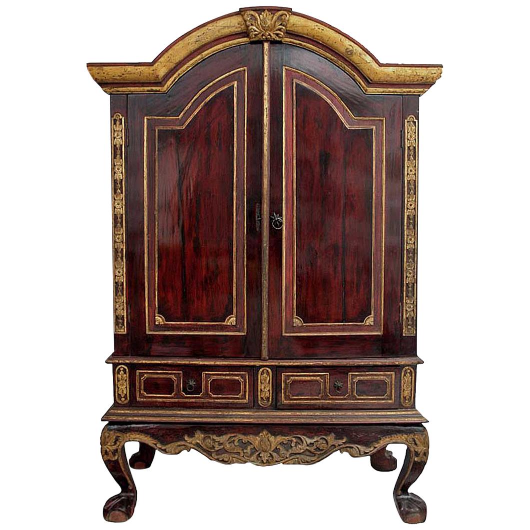 Early 20th Century Dutch Colonial Cabinet For Sale