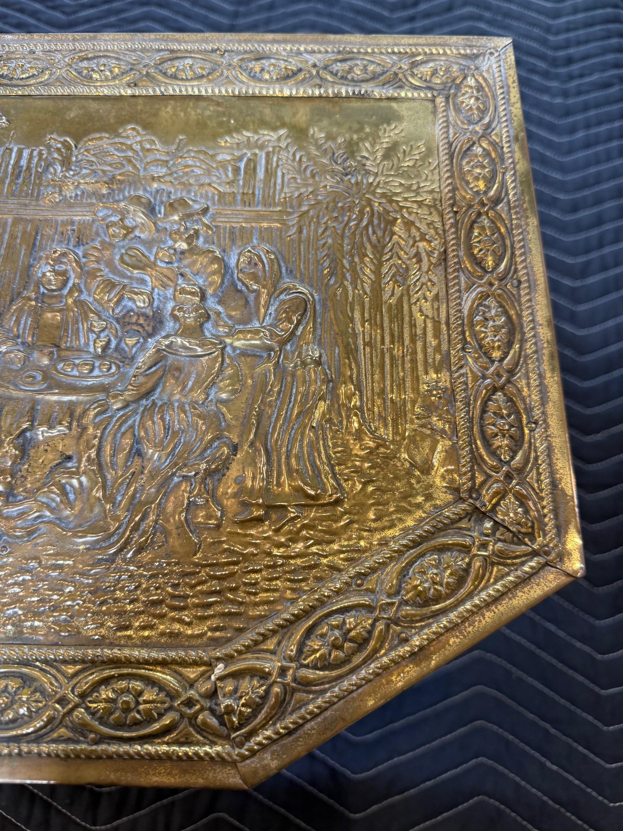 Early 20th Century Dutch Fireside Coal, Tinder Box, Bin or Scuttle Fire Box For Sale 7