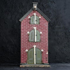 Early 20th Century Dutch Hand-Crafted Folk-art model of a Working Factory