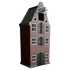 Early 20th Century Dutch Hand-Crafted Folk-art model of a Working Factory