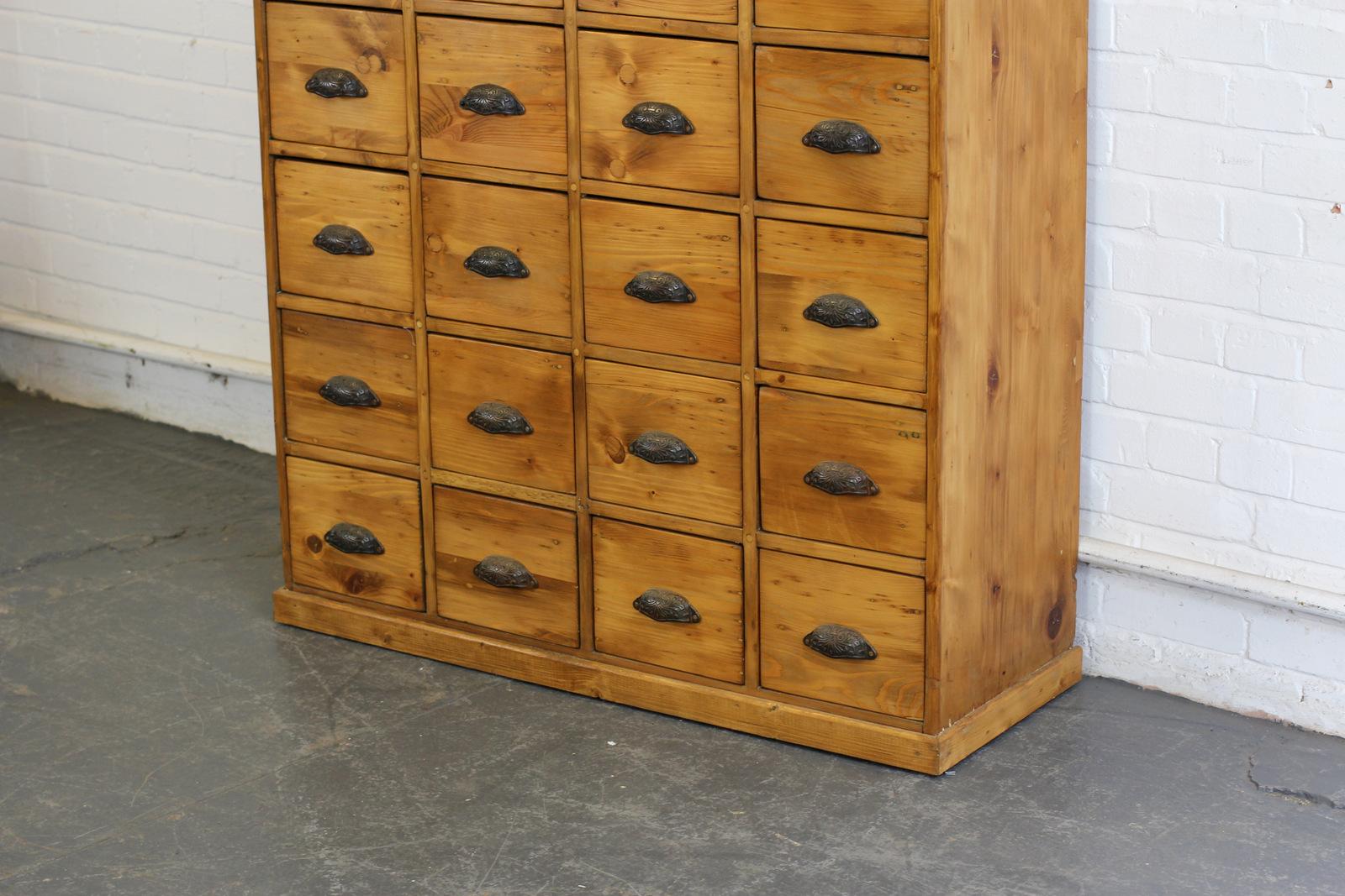 Industrial Early 20th Century Dutch Hardware Store Drawers