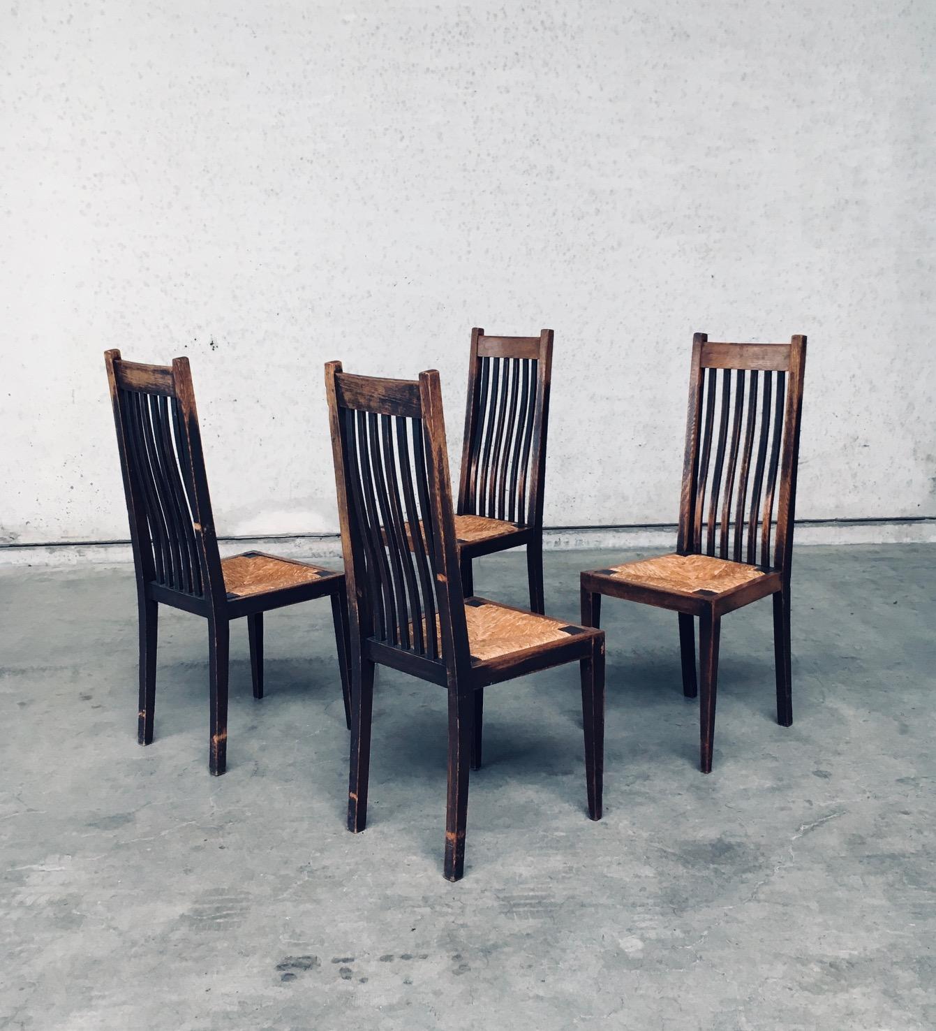 Arts and Crafts Début du 20ème siècle, modernité hollandaise Design/One Chaises en vente
